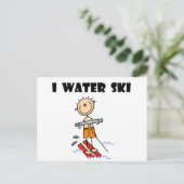 IウォータースキーTシャツとギフト ポストカード (スタンド正面)