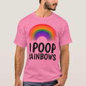 IウンチレインボウズTシャツ Tシャツ (正面)