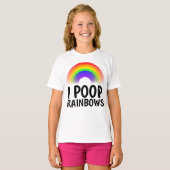 IウンチRAINBOWS おもしろい Tシャツ (正面フル)