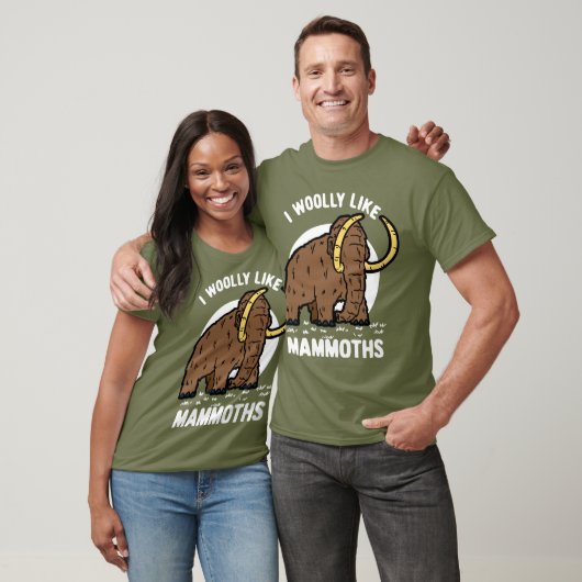 Iウールライクマンモス先史時代の動物誕生日 Tシャツ (ユニセックス)