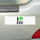 IエイリアンハートEBE バンパーステッカー (車上)