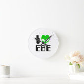 IエイリアンハートEBE ラウンド壁時計 (ホーム)