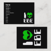 IエイリアンハートEBE 名刺 (正面/裏面)