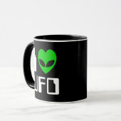 IエイリアンハートUFOコーヒーマグ マグカップ (正面左)