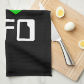 IエイリアンハートUFO キッチンタオル (四つ折り)