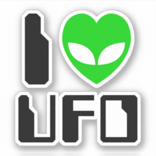 IエイリアンハートUFO シール