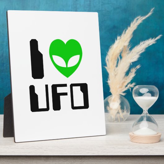 IエイリアンハートUFO フォトプラーク (側面)