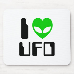 IエイリアンハートUFO マウスパッド