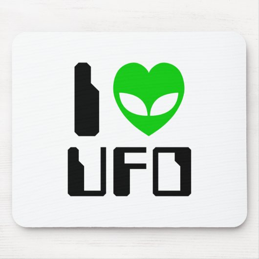 IエイリアンハートUFO マウスパッド (正面)