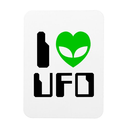 IエイリアンハートUFO マグネット (縦)