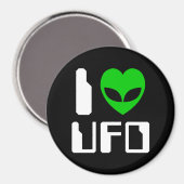 IエイリアンハートUFO マグネット (正面/裏面)