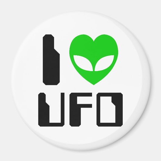 IエイリアンハートUFO マグネット (正面)