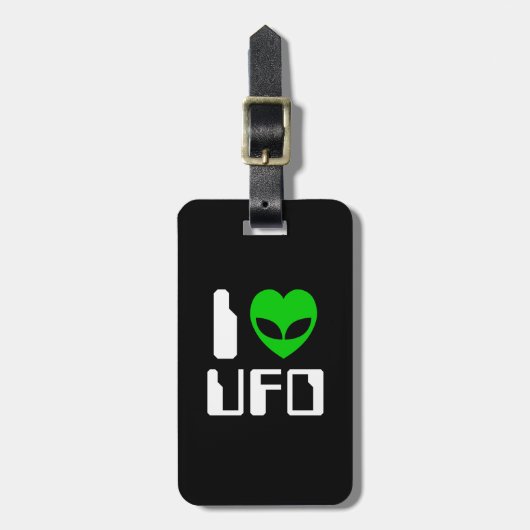 IエイリアンハートUFO ラゲッジタグ (正面縦)