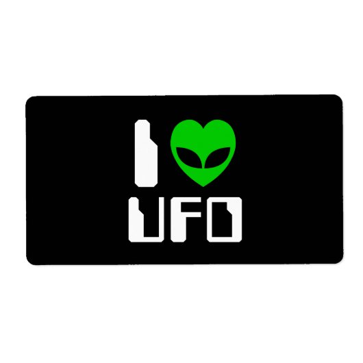 IエイリアンハートUFO ラベル (正面)