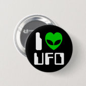 IエイリアンハートUFO 缶バッジ (正面&裏面)