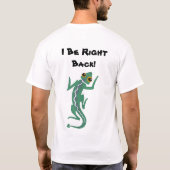 Iエリューセラ島バハマの丸太が付いている右の背部Tシャツがあって下さい Tシャツ (裏面)