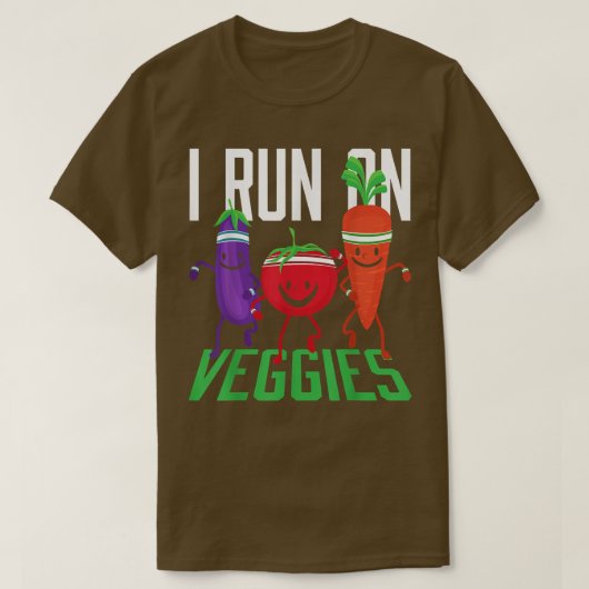 Iオン走ベギービーガンベジタリアンTシャツ Tシャツ (デザイン正面)