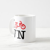 Iオートバイクベトナム コーヒーマグカップ (正面左)