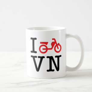 Iオートバイクベトナム コーヒーマグカップ