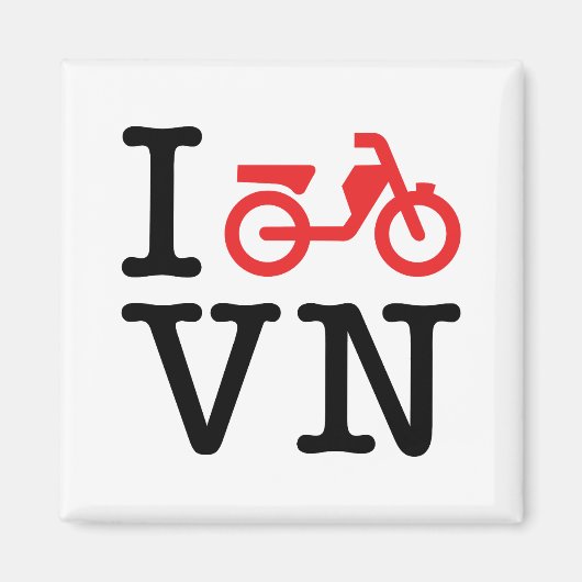 Iオートバイクベトナム マグネット (正面)