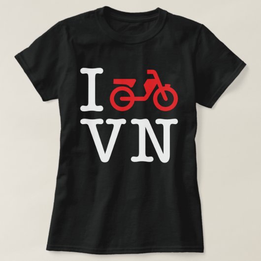 Iオートバイクベトナム Tシャツ (デザイン正面)