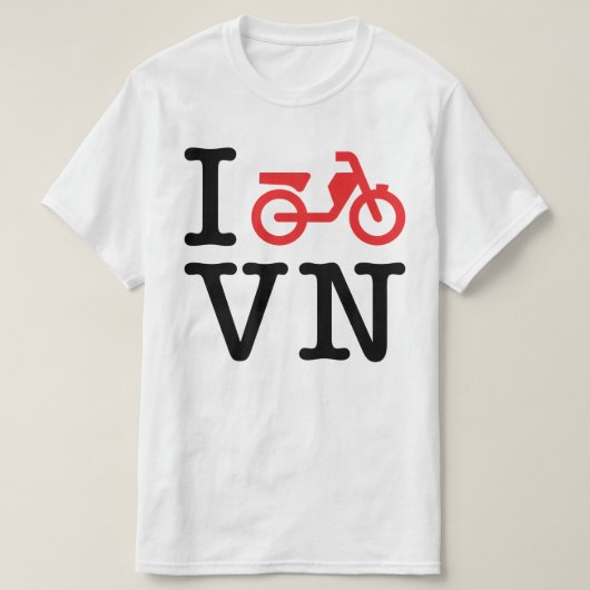 Iオートバイクベトナム Tシャツ (デザイン正面)