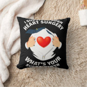 Iオープ生き延びンハート手術バイパスハートサバイボ クッション (ブランケット)