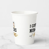 Iカウント数と星 – 会計士 紙コップ (左)