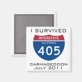 Iカー生き延びマゲドン磁石 マグネット (正面/裏面)