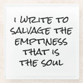 Iガ書スコースター ガラスコースター