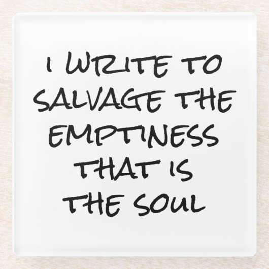 Iガ書スコースター ガラスコースター (正面)