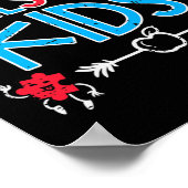 Iキッ教え素晴らしド自閉症の意識の先生 ポスター (角)