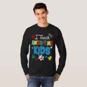 Iキッ教え素晴らしド自閉症の意識の先生 Tシャツ (正面フル)