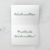 Iクリスマス・フレーリシェ・ワイヒナテン シーズンカード (内部)