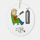 Iクリック TV中毒者 セラミックオーナメント (左)