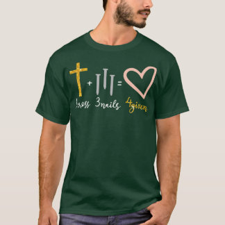 Iクロス3爪、 ネイル与え4 Tシャツ