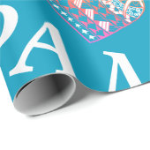 IグラデーションなハートSPAMのティール(緑がかった色) ラッピングペーパー (ロールコーナー)