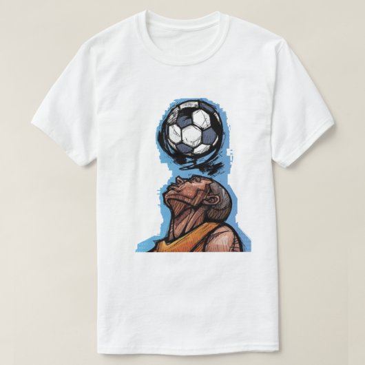 Iゲー得ム – (サッカー) Tシャツ (デザイン正面)