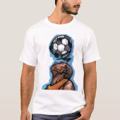 Iゲー得ム – (サッカー) Tシャツ (正面)
