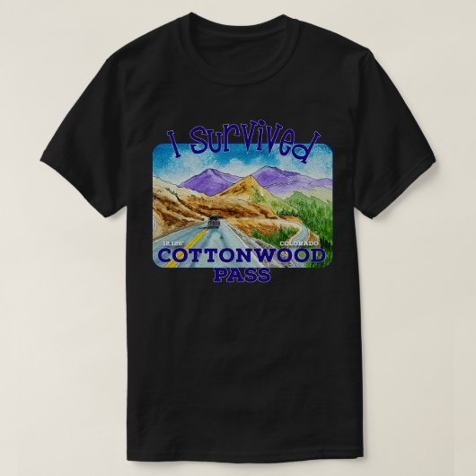 Iコト生き延びンウッドパスコロラド Tシャツ (デザイン正面)