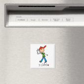 IコーチTシャツとギフト マグネット (インサイチュ (食洗機))