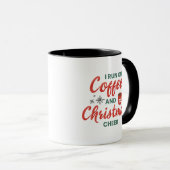 Iコーヒ走ーとクリスマスの応援、クリスマスギフト マグカップ (正面右)