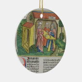 Iサミュエルの1:8 Elkanahは「Nuからのハナを、慰めます セラミックオーナメント (右)