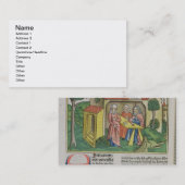 Iサミュエルの1:8 Elkanahは「Nuからのハナを、慰めます 名刺 (正面/裏面)