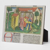 Iサムエル1:8エルカナ心地よいハンナ、'ニューから フォトプラーク (側面)