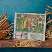 Iサムエル1:8エルカナ心地よいハンナ、'ニューから フォトプラーク (側面)