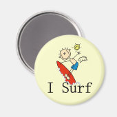 IサーフTシャツとギフト マグネット (正面/裏面)