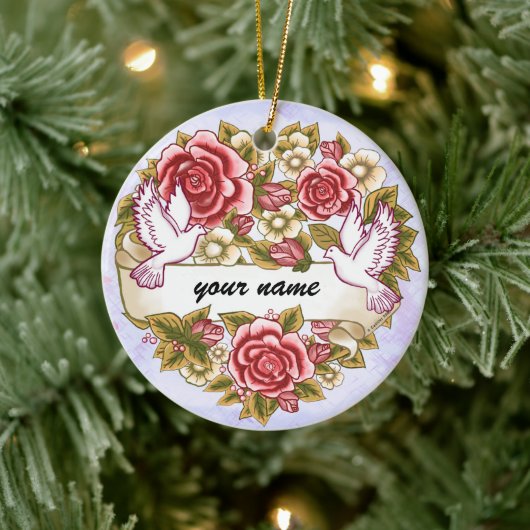 Iザの結婚結婚オーナメント セラミックオーナメント (ツリー)