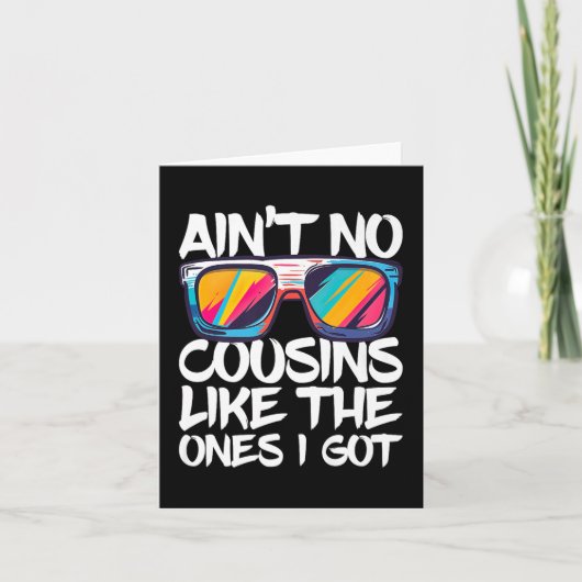 Iシャツ大人Kと同じ得いとこ無し カード (正面)