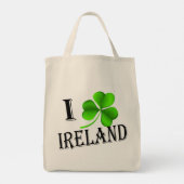 Iシャムロックアイルランドbk gtcnt トートバッグ (裏面)